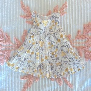 Dainty Floral Dress : Size: 12months